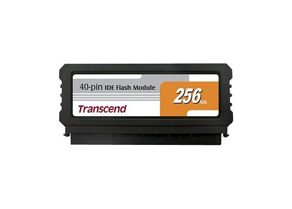 Transcend IDE Flash Module Vertical - solid state drive - 256 MB - IDE