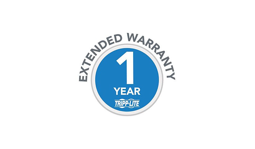 Tripp Lite 1-Year Extended Warranty for select Products - extended service agreement - 1 year