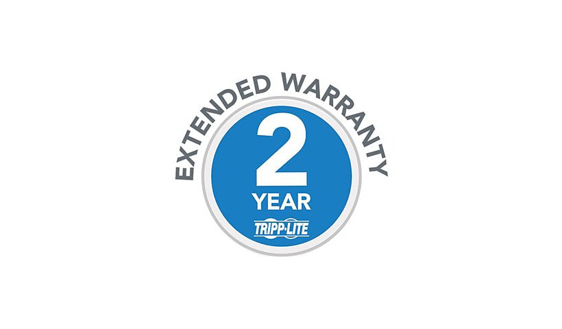 Tripp Lite 2-Year Extended Warranty for select Products - extended service agreement - 2 years