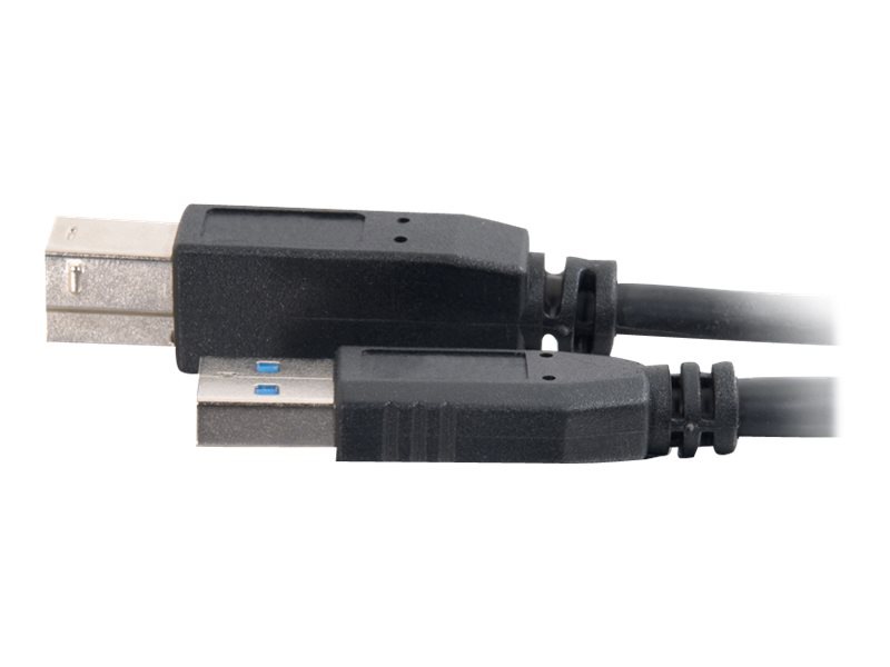 C2G 3.3ft USB A to USB B Cable - USB A to B Cable - USB 3.0 - M/M - USB cab