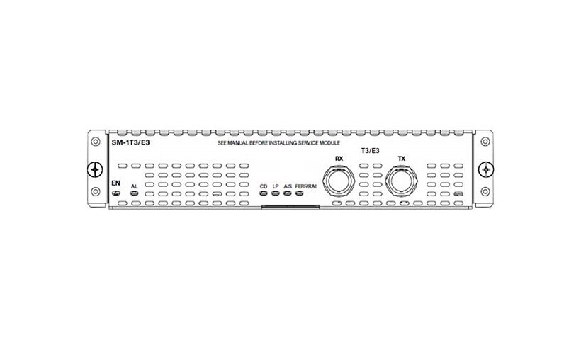 Cisco SM-X-1T3/E3 Enhanced Service Module - expansion module