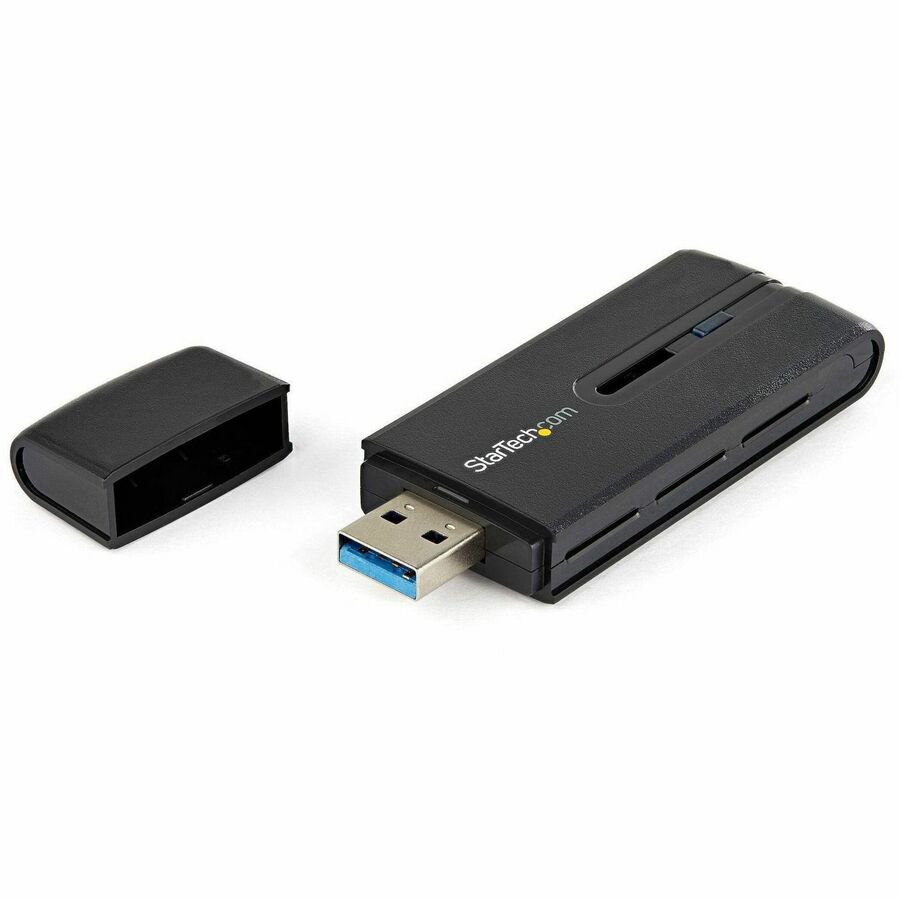 Clé USB WiFi 300Mbps Adaptateur Réseau Bouton WPS Ultra-Compact Noir