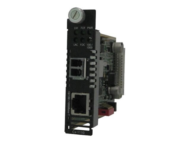 Perle CM-1110-M2LC05 - fiber media converter - 10Mb LAN, 100Mb LAN, GigE