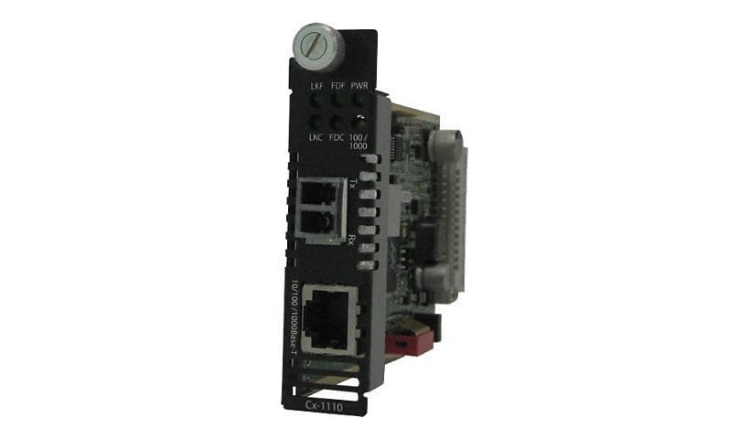 Perle CM-1110-M2LC05 - fiber media converter - 10Mb LAN, 100Mb LAN, GigE