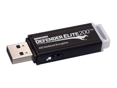 Kanguru Defender Elite200 FIPS Hardware Encrypted - USB flash drive - 16 GB