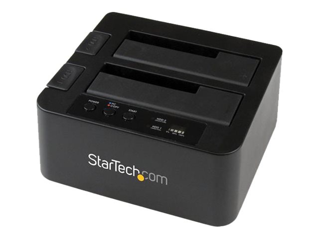 StarTech.com Dual Bay Hard Drive Duplicator Dock, 2-Bay Hard Drive Cloner