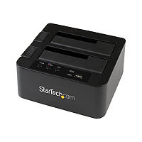 StarTech.com Dual Bay Hard Drive Duplicator Dock, 2-Bay Hard Drive Cloner