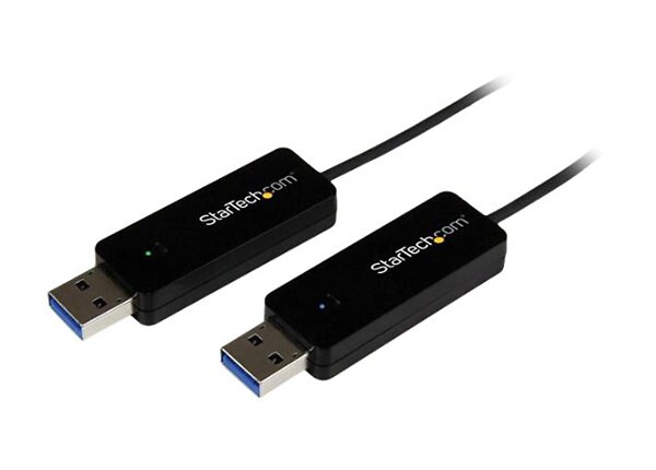 StarTech.com 2 Port USB 3.0 Dual System Swap KVM Switch w/ File Transfer - direct connect adapter