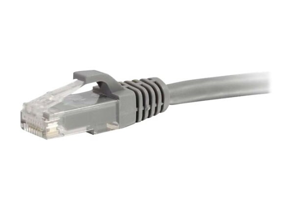 C2G 8ft Cat5e Snagless Unshielded (UTP) Network Patch Ethernet Cable-Gray - patch cable - 2.43 m - gray