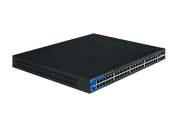 Linksys Business LGS552P - switch - 52 ports - managed - rack-mountable
