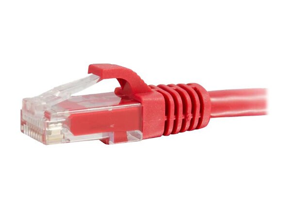 C2G Cat5e Snagless Unshielded (UTP) Network Patch Cable - patch cable - 22.9 m - red