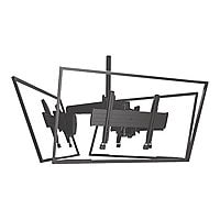 Chief Fusion Multi-Display Ceiling TV Mount - For Displays 32-65" - Black