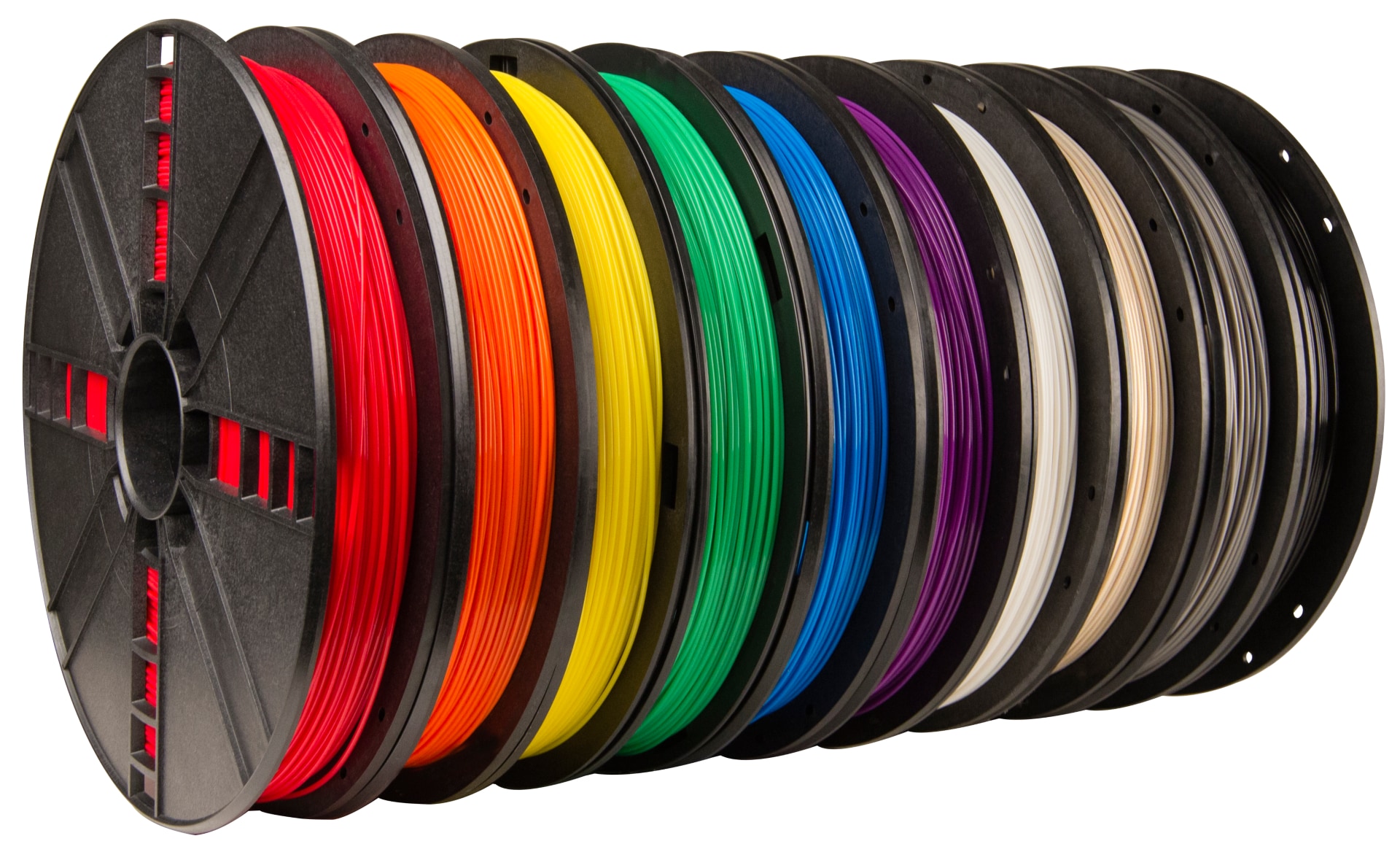 MakerBot PLA Filament (Large Spools) – 10PK Assorted Colors