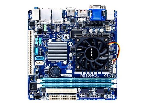 Gigabyte GA-C1037UN - 1.0 - motherboard - mini ITX - Intel Celeron 1037U - NM70