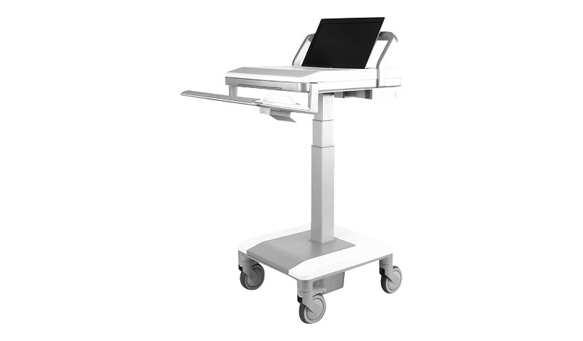 Humanscale TouchPoint T7 Non-Powered 175N Cylinder Laptop Gantry and Laptop Work Surface - cart - for notebook