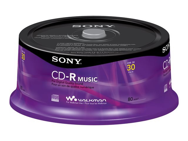Sony CD-R Music 30CRM80RSM - CD-R x 30 - storage media