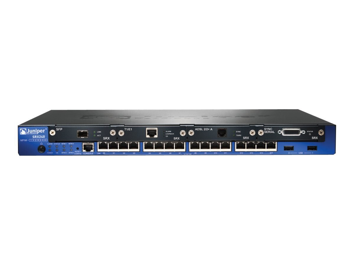 Juniper Networks SRX240 Services Gateway - security appliance - TAA Complia