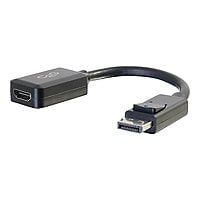 C2G 8in DisplayPort to HDMI Adapter - DP to HDMI Adapter - 1080p - Black - M/F