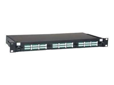 Tripp Lite 36-Port LC/LC Rackmount Fiber Enclosure Feed Through Patch Panel 1U - patch panel - 1U - 19"