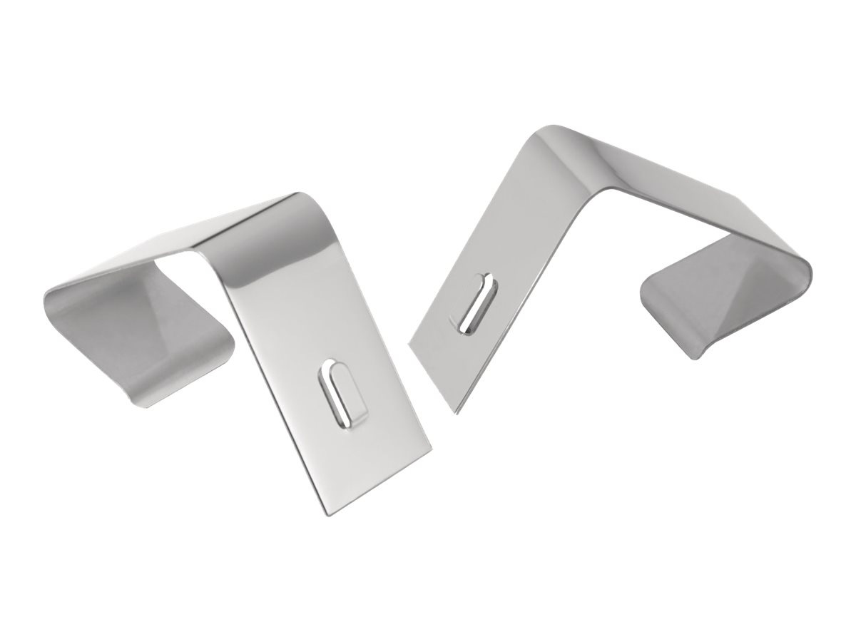 Quartet Cubicle - partition hanger - silver (pack of 2)