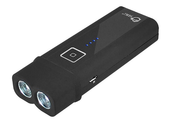 SIIG Portable Battery Power Bank Plus USB Light Combo - power bank Li-Ion