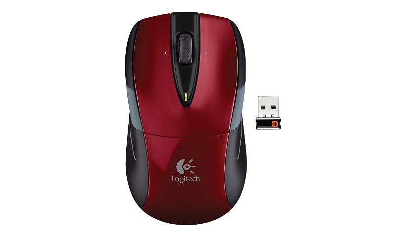 Logitech M525 - mouse - 2.4 GHz - red