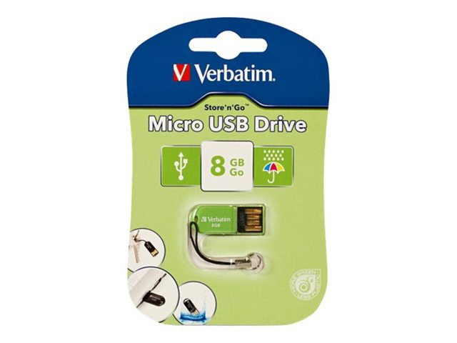 Verbatim Store 'n' Go Micro USB Drive - USB flash drive - 8 GB