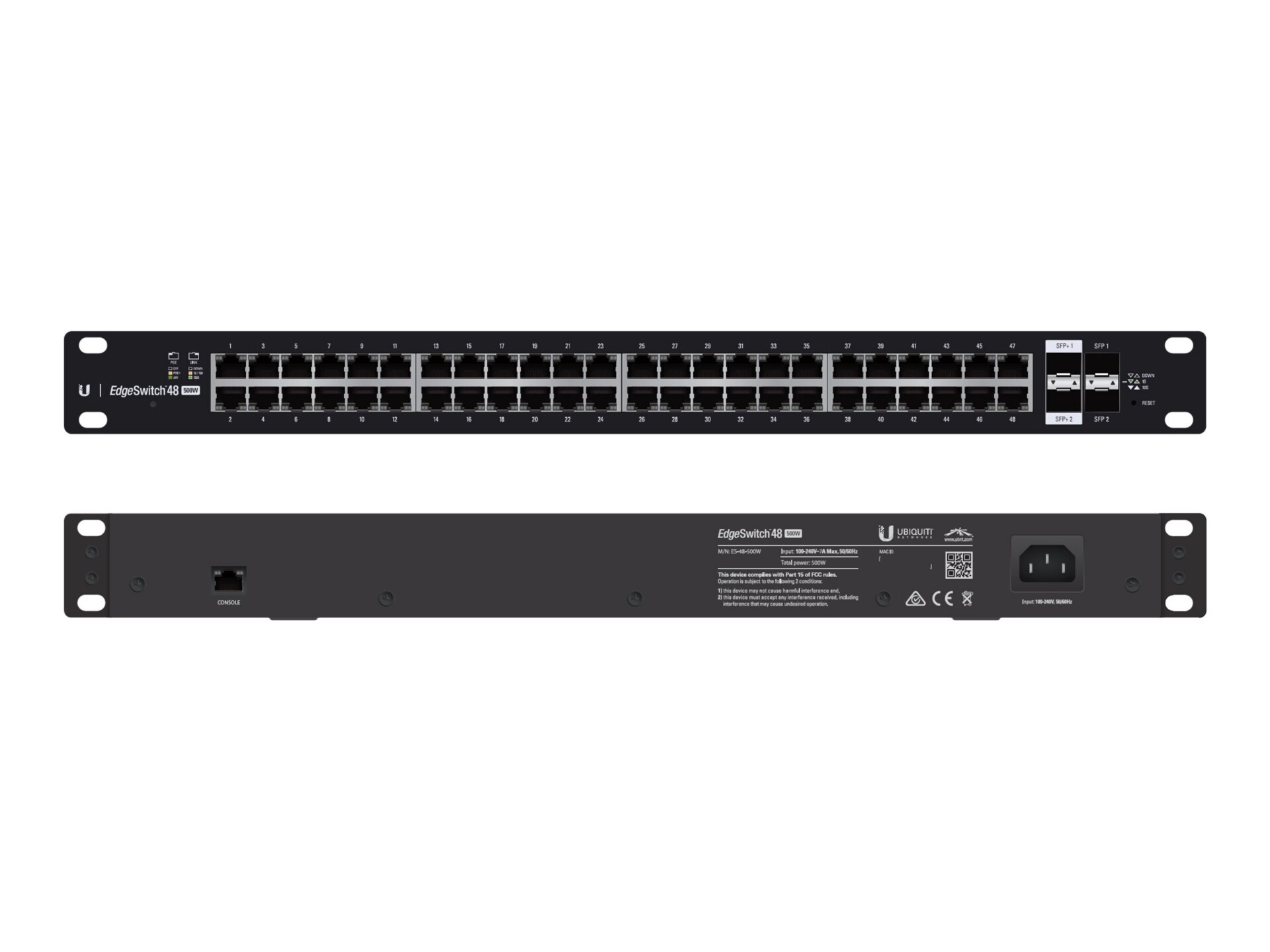 Thumbnail 3 of 3 for Ubiquiti EdgeSwitch 48 - switch - managed - rack-mountable