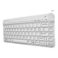 Man & Machine Slim Cool - keyboard - hygienic white