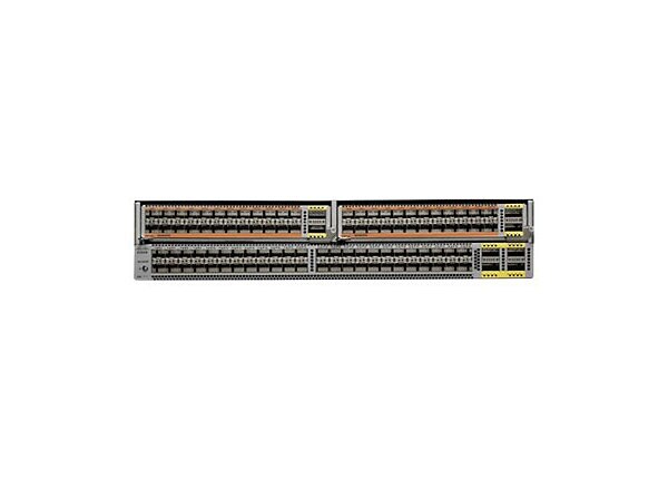 Cisco Nexus 56128P - switch - 48 ports - managed - rack-mountable - with 8x Cisco Nexus 2248TP-E GE Fabric Extender