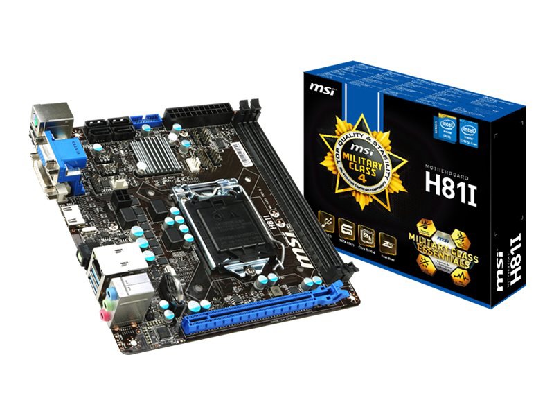 MSI H81I - motherboard - mini ITX - LGA1150 Socket - H81