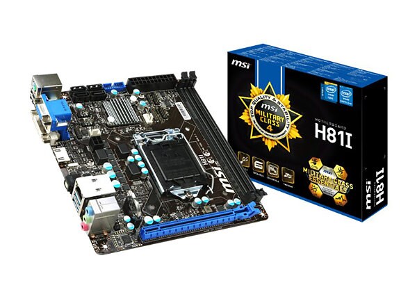 MSI H81I - motherboard - mini ITX - LGA1150 Socket - H81