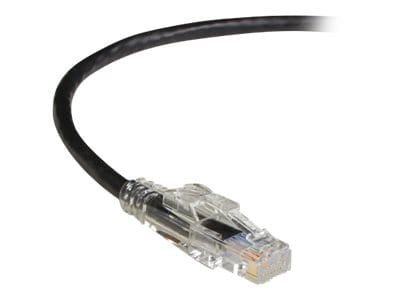 Black Box GigaTrue 3 CAT6 550-MHz Lockable Patch Cable (UTP) - Black - patch cable - 6 ft - black