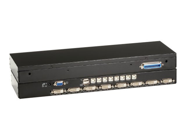 Black Box 8-Port DVI USB Module - KVM switch - 8 ports - managed - rack-mou