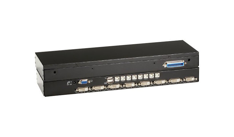 Black Box 8-Port DVI USB Module - KVM switch - 8 ports - managed - rack-mou