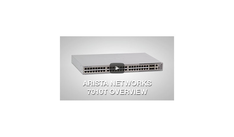 Arista 7010T-48 - switch - 48 ports - managed - rack-mountable