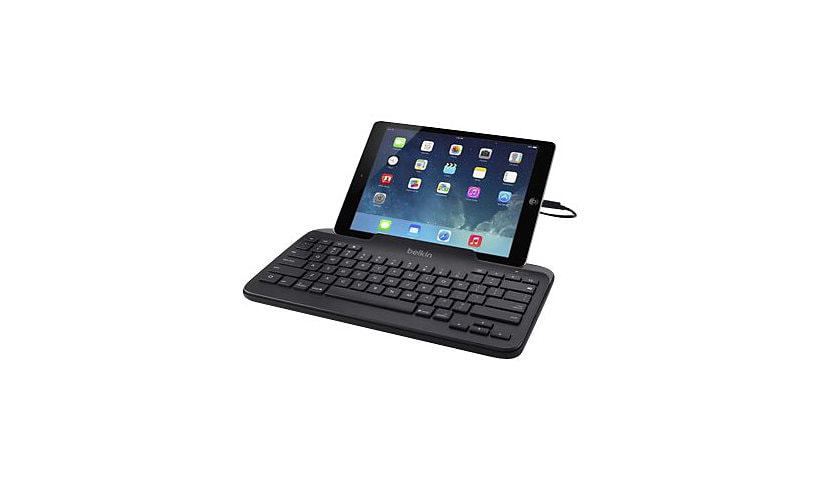 Belkin Wired Tablet Keyboard w/ Stand for iPad® (Lightning Connector)