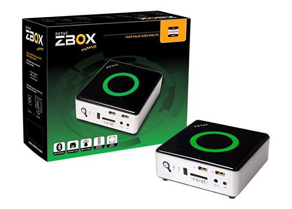 ZOTAC ZBOX nano AD12 - E2-1800 1.7 GHz - 0 MB - 0 GB