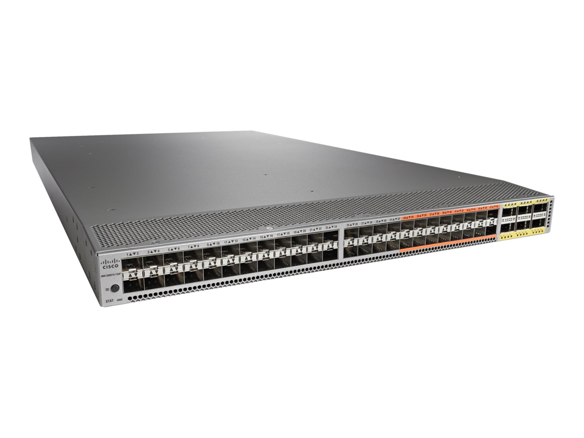 Cisco Nexus 5672UP - switch - 48 ports - managed - rack-mountable - with 6 x Cisco Nexus 2248TP-E GE Fabric Extender