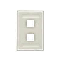 Hubbell 2 port wall Plate