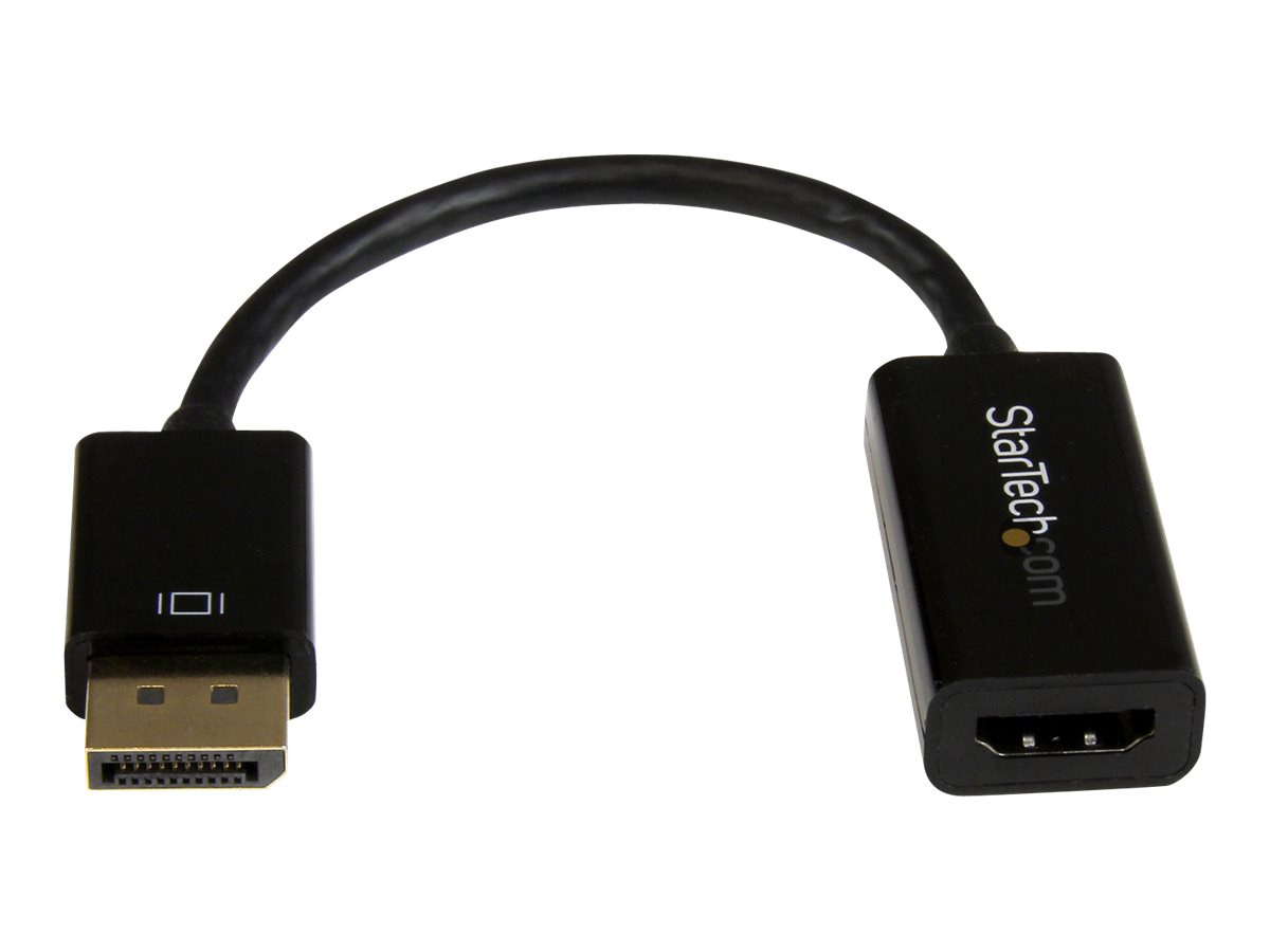 StarTech.com DisplayPort to HDMI Adapter, 4K 30Hz Active DP to HDMI Video Converter, Ultra HD DP 1.2 to HDMI 1.4 Monitor