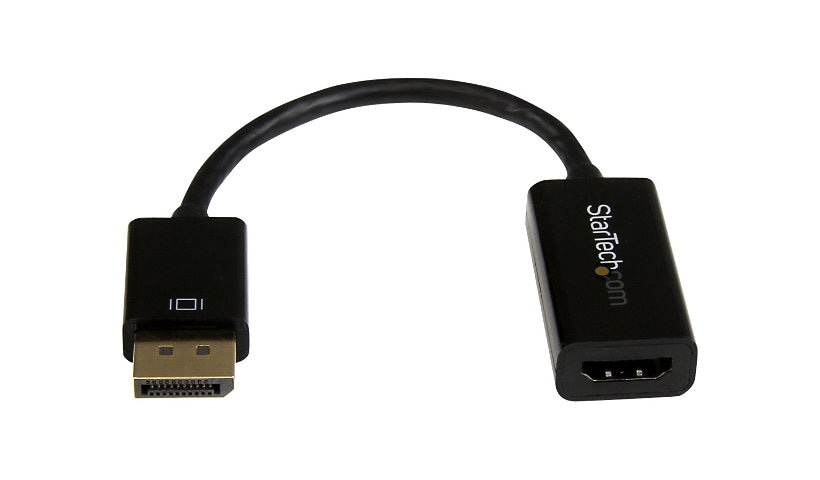 StarTech.com DisplayPort to HDMI Adapter, 4K 30Hz Active DP to HDMI Video Converter, Ultra HD DP 1,2 to HDMI 1,4 Monitor