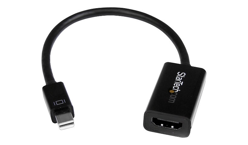 StarTech.com Mini DisplayPort to HDMI Adapter, Active Mini DP to HDMI Video Converter for Monitor/Display, 4K 30Hz, mDP