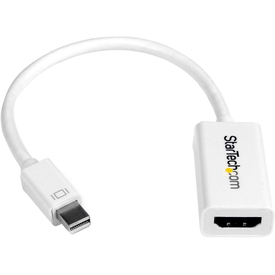 StarTech.com Mini DisplayPort to HDMI Adapter, Active Mini DP to HDMI Video Converter for Monitor/Display, 4K 30Hz, mDP