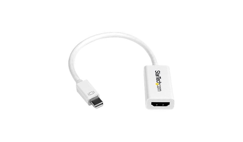 StarTech.com Mini DisplayPort to HDMI Adapter, Active Mini DP to HDMI Video Converter for Monitor/Display, 4K 30Hz, mDP