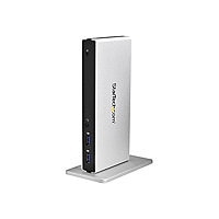 StarTech.com Dual-Monitor USB 3.0 Docking Station - DVI Outputs - Mac & Windows - DVI to VGA & DVI to HDMI Adapters