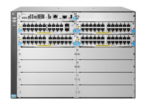 Aruba 5412R-92G-PoE+/2SFP+ (No PSU) v2 zl2 - switch - 92 ports - managed - rack-mountable