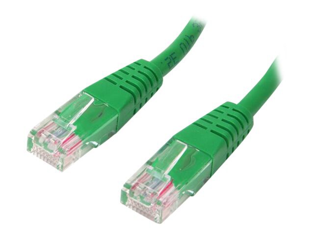 StarTech.com Cat5e Ethernet Cable 3 ft Green - Cat 5e Molded Patch Cable