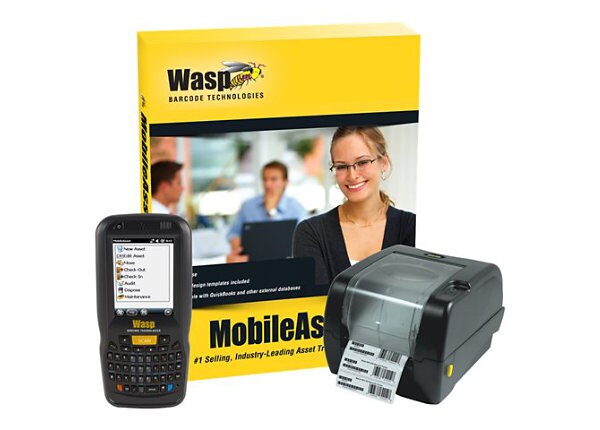 MobileAsset Enterprise Edition - box pack - unlimited users - with Wasp DT60 & WPL305