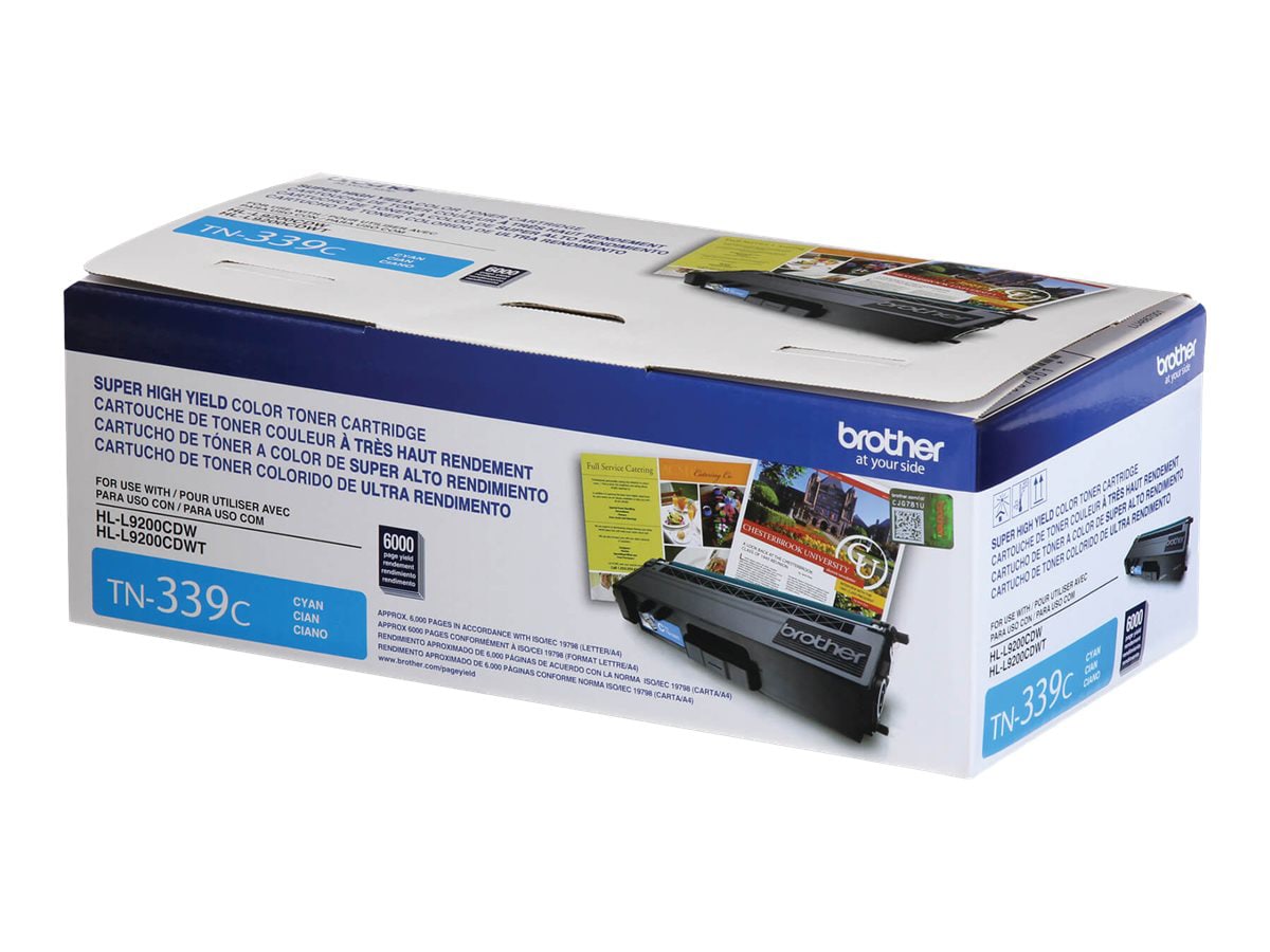 Brother TN339C - Super High Yield - cyan - original - toner cartridge